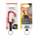 Chaveiro em alumínio Mosquetão Nite Ize SlideLock Key Ring CSLAW3-03-R6 vermelho